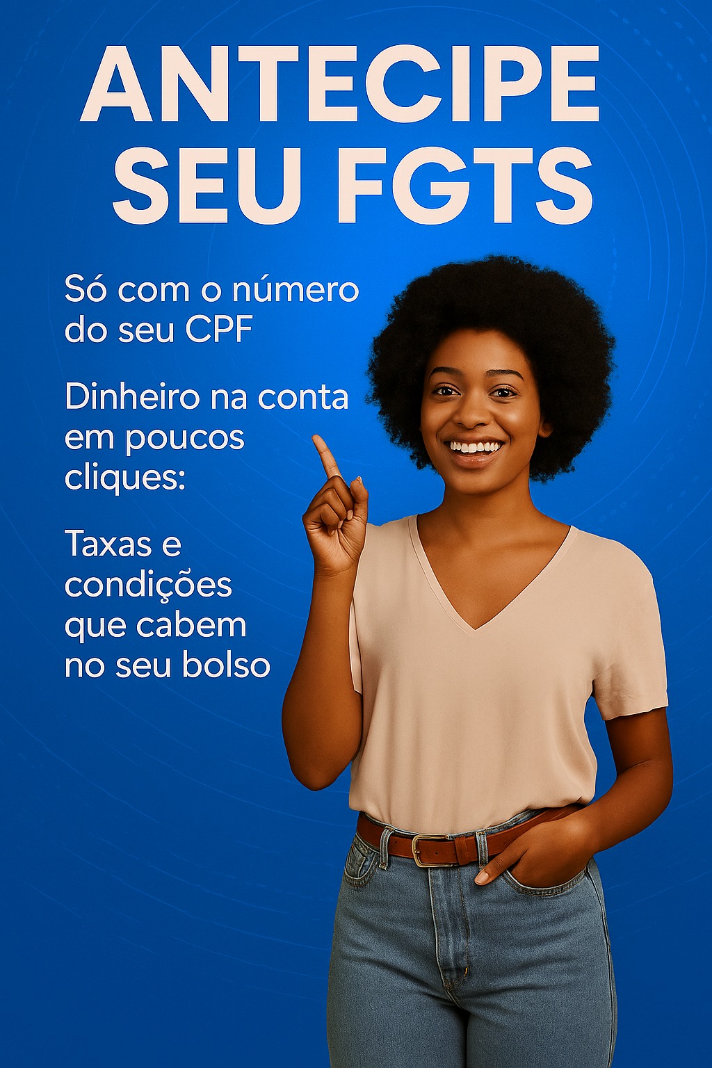 Antecipe seu FGTS
